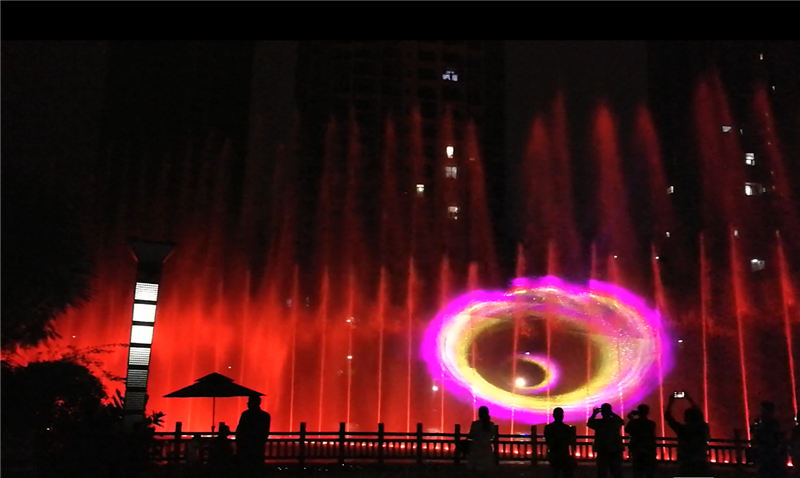 Chongqing Qijiang Water Screen Laser Fountain